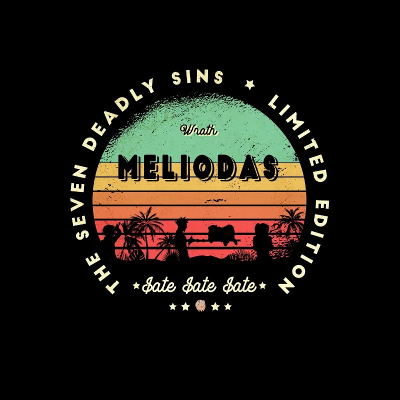 Meliodas - The 7 deadly sins Retro