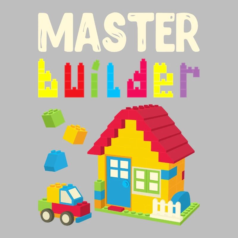 Cool Master Builder Drôles blocs de construction Cadeau Papa