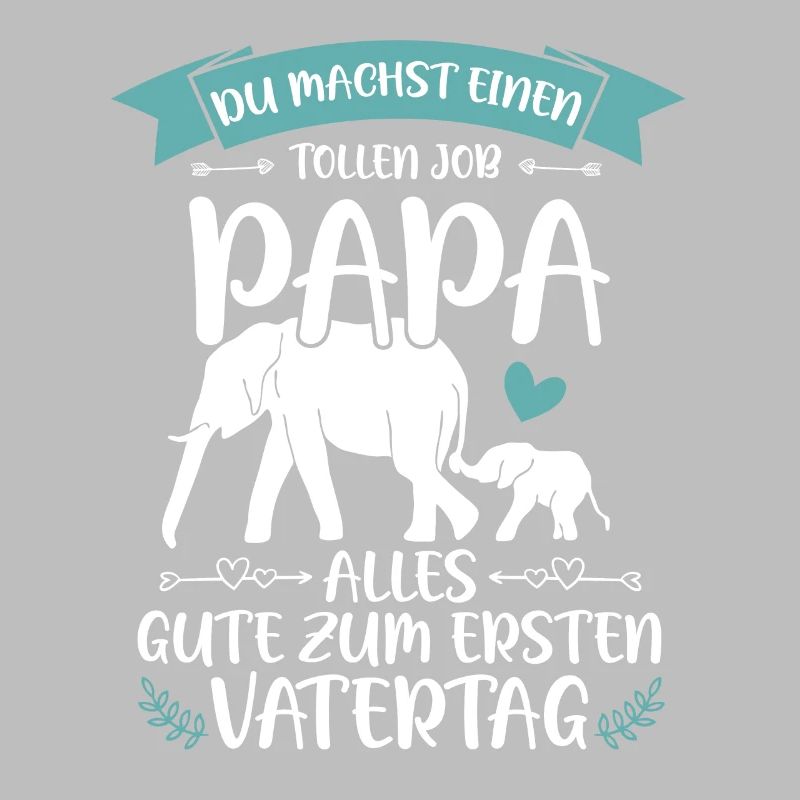 Erster Vatertag - Elefant Vatertagsgeschenk