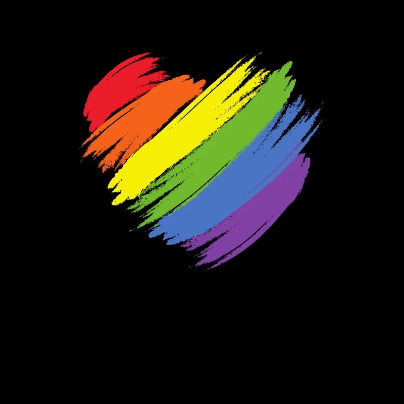 Rainbow Heart LGBT CSD Love