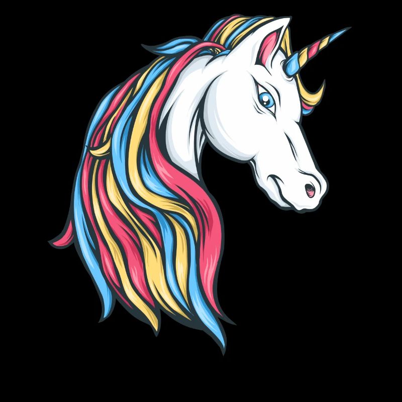 Regenbogen Einhorn Unicorn Rainbow bunte Einhörner