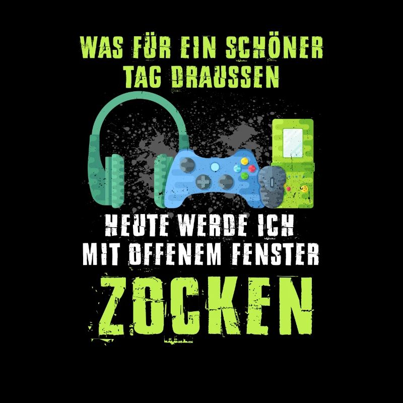 Zocken Gamer Konsole Videospiel Computer Geschenk