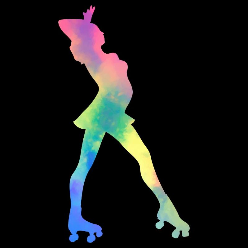 Girl rollerblading inline skating rollerblading