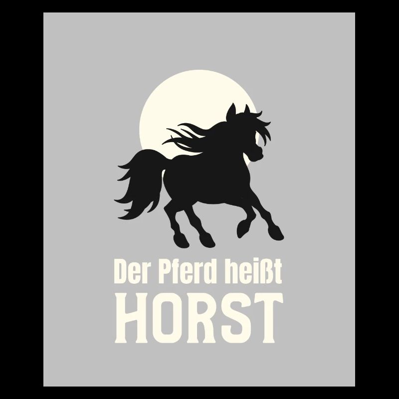 Der Pferd heißt Horst