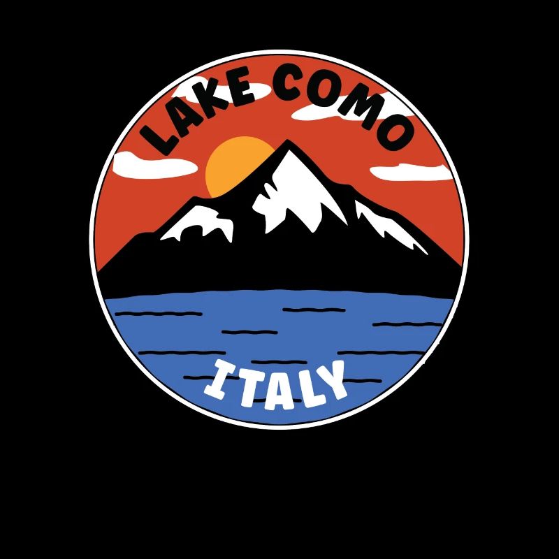 | du lac de Côme Italie | Lac et montagne