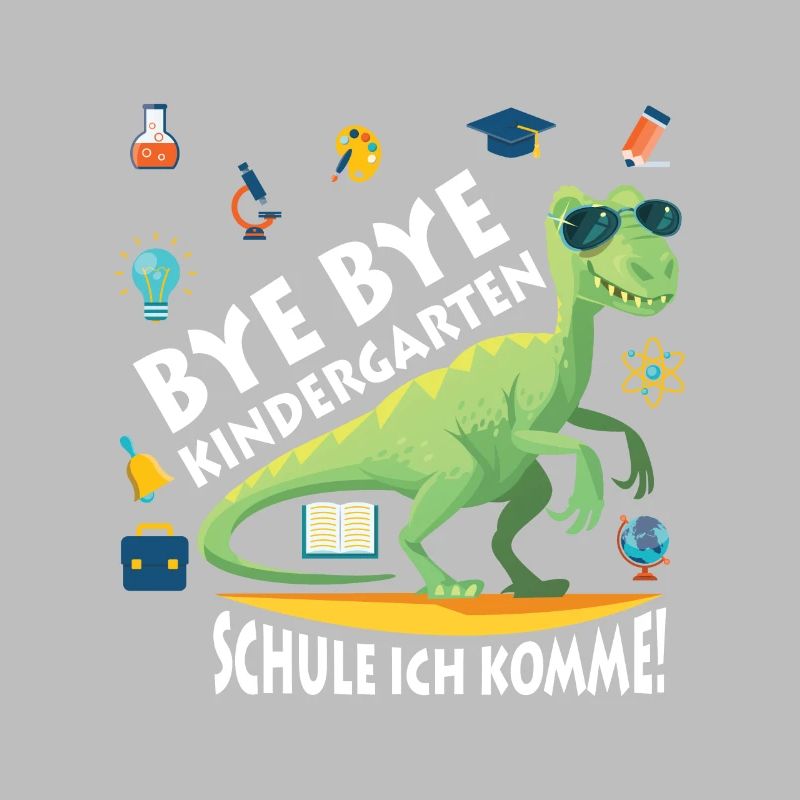 Bye Kindergarten Abschied 1. Klasse Jungs Mädchen