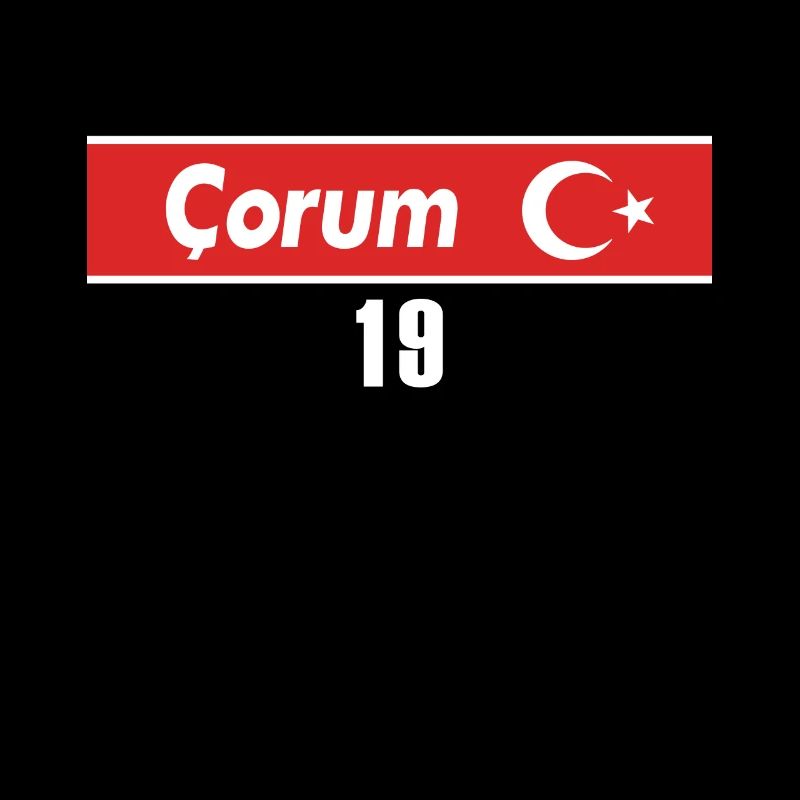 19 Corum Plaque d’immatriculation turque en cadeau