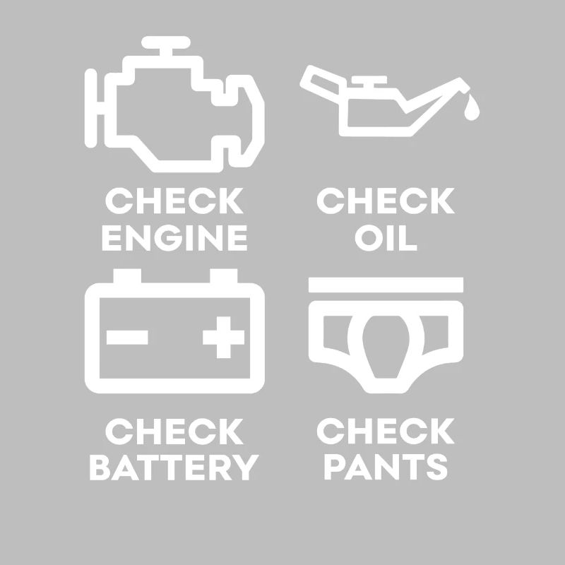 Check engine Geschenk Wagen Autofans Mechaniker