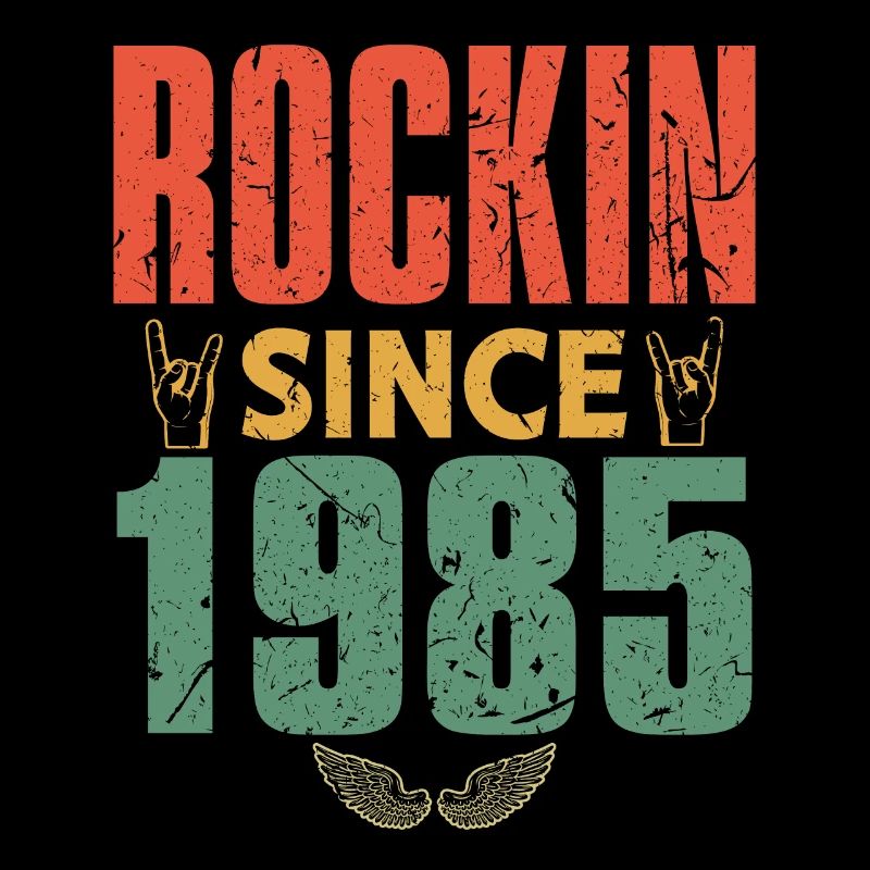 Geburtstag 1985 Spruch Rock