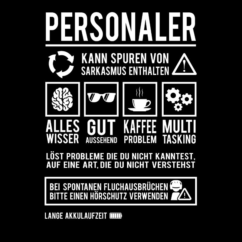 Personaler Beruf Human Resources Lustig Personal