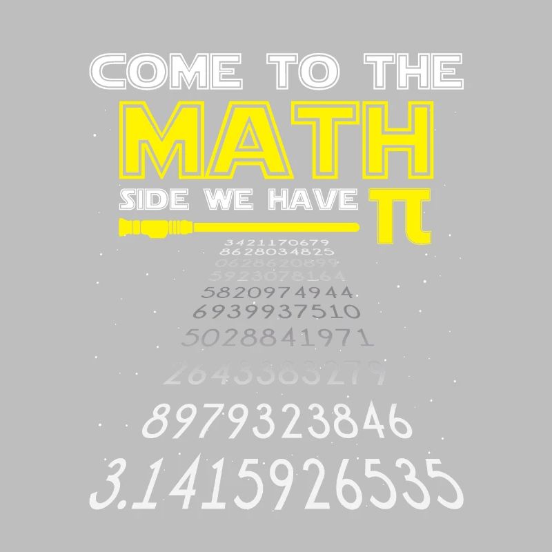 Mathe Come to Math Side Pi Mathematiker Geschenk