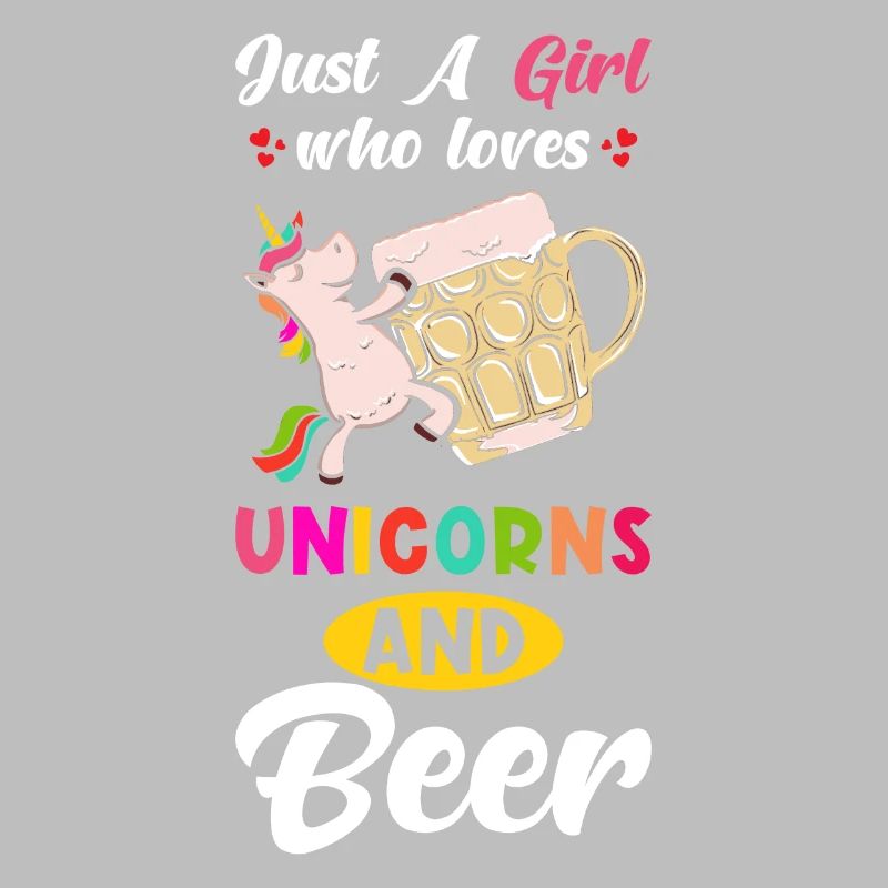 Bier und Einhorn Spruch