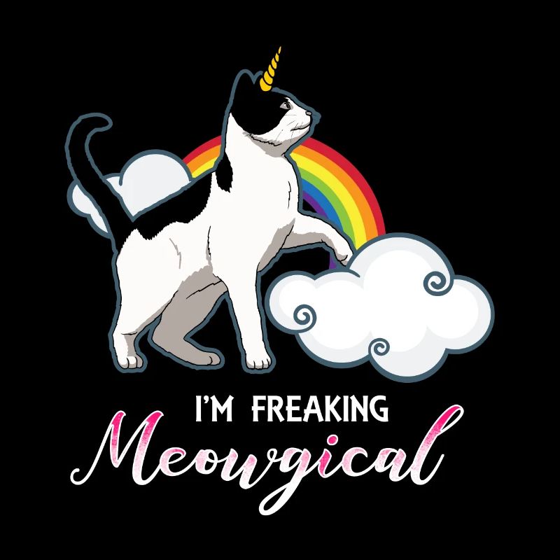 Cadeau de licorne de licorne de chat de chat
