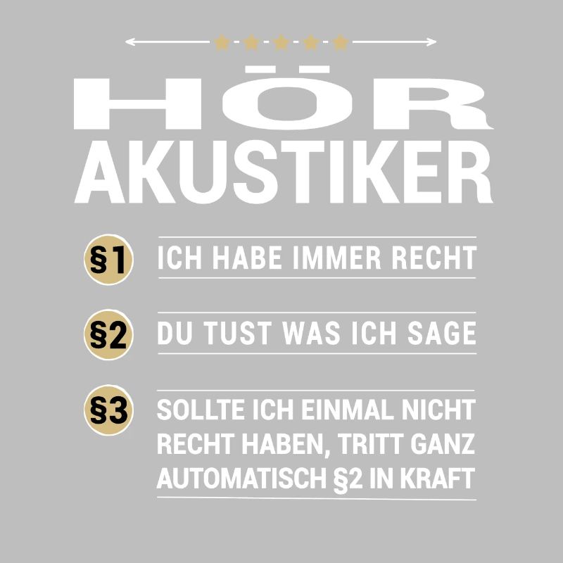 Hörakustiker Beruf meine eigenen Paragraphen