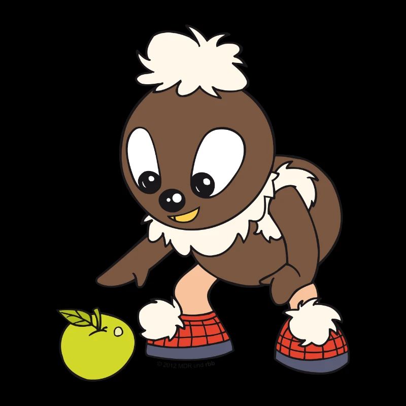 Pittiplatsch mit Apfel