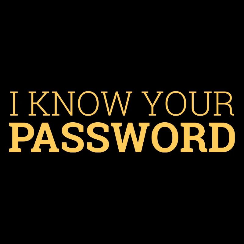 "I Know your password" | Hackers