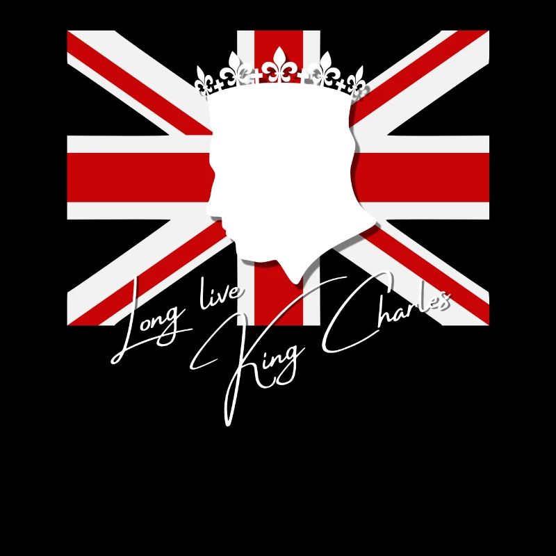 British King Coronation Charles England Flag