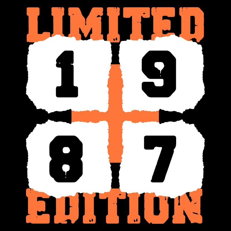 1987 anniversaire 35 ans anniversaire édition rétro