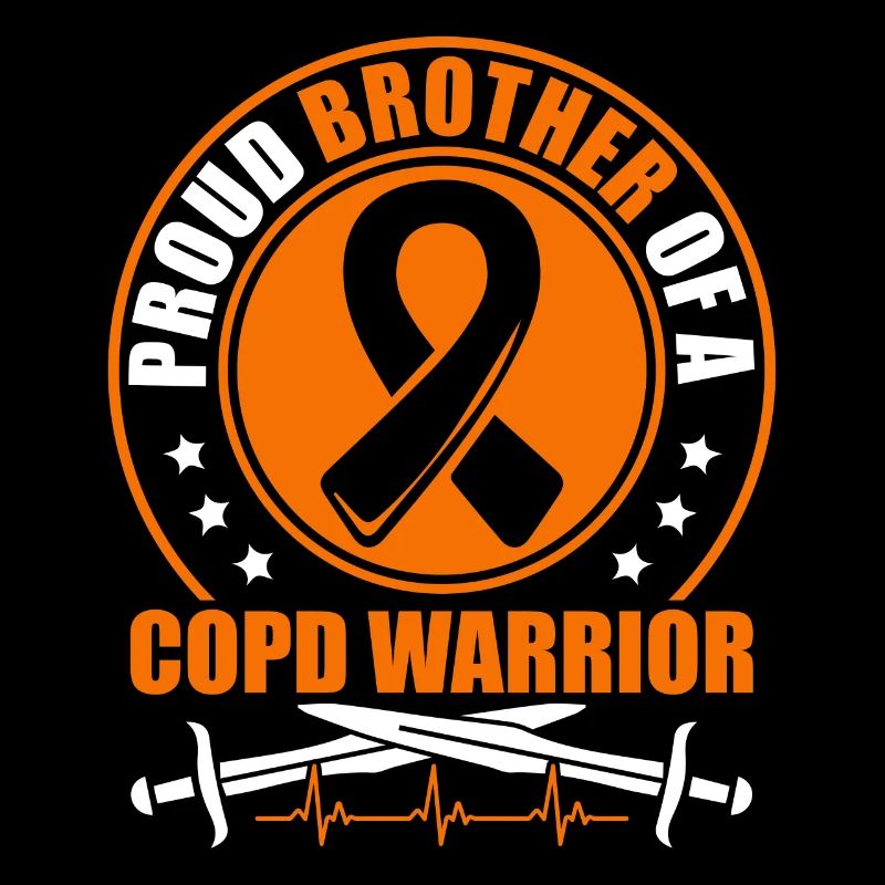 Stolzer Bruder Eines Copd-kriegers Chronische