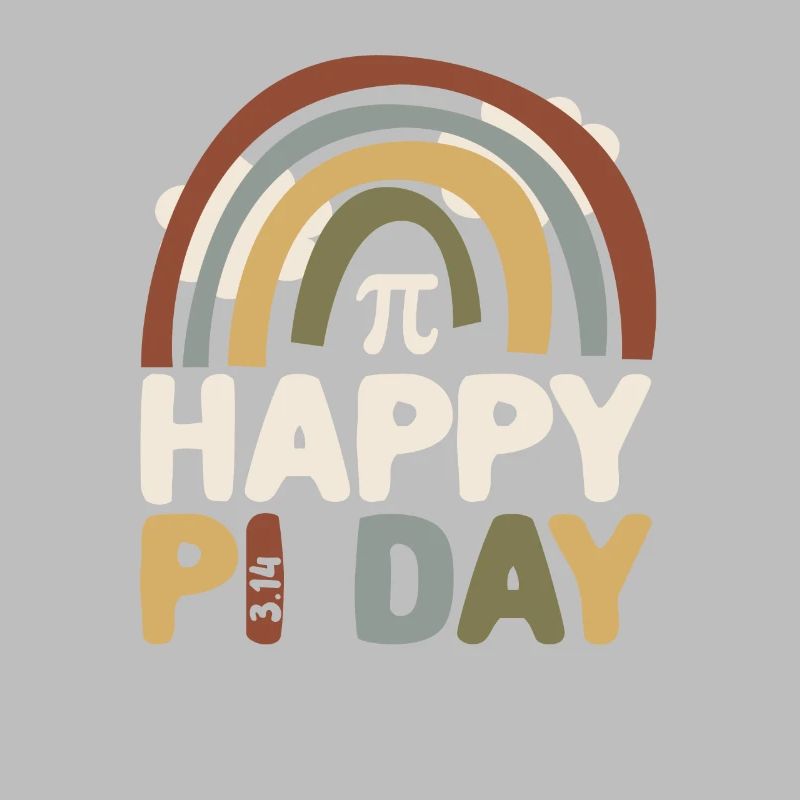 BOHO Regenbogen Happy Pi Day 3.14 Math Geek Teach
