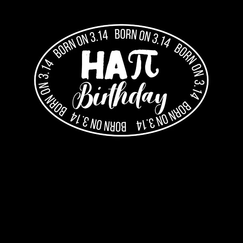 Drôle Né Le Jour Pi 3.14 Math Joyeux Anniversaire