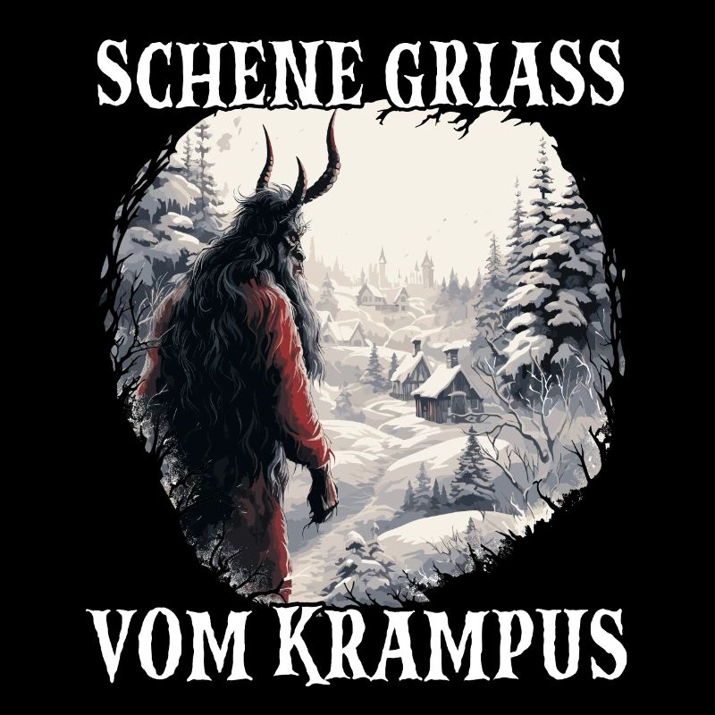 Krampus T Dämonischer Weihnachtsmann Kramperl