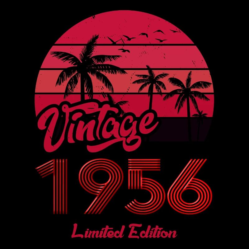 Vintage Année 1956 Edition Limitée Rouge