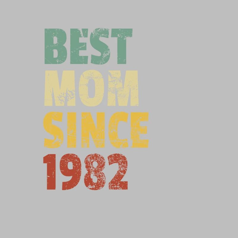 Beste Mutter seit 1982 Muttertagsslogan Zitat