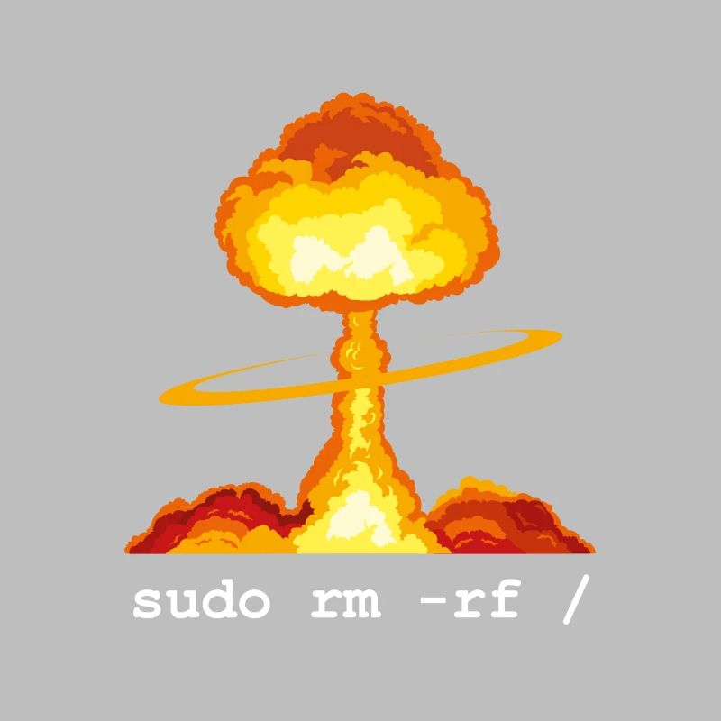 Linux Funny Linux Command Sudo RM RF for Men