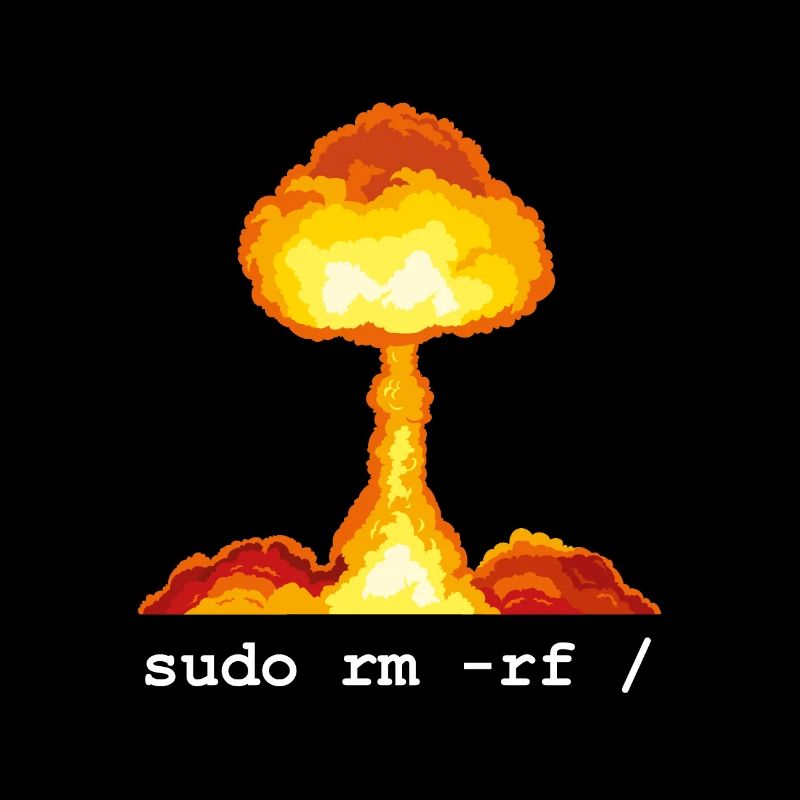 Linux Funny Linux Command Sudo RM RF pour Homme