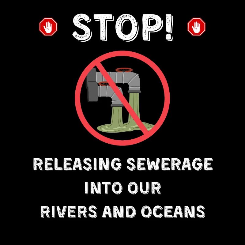 Arrêtez de déverser les eaux usées dans nos rivières et