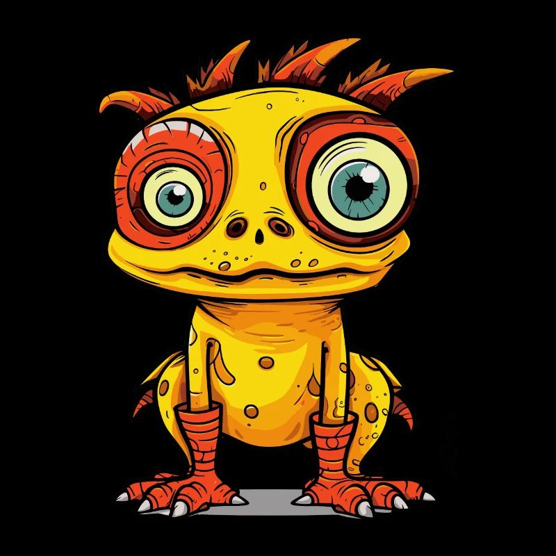 Fantasy Cartoon Monster Creature