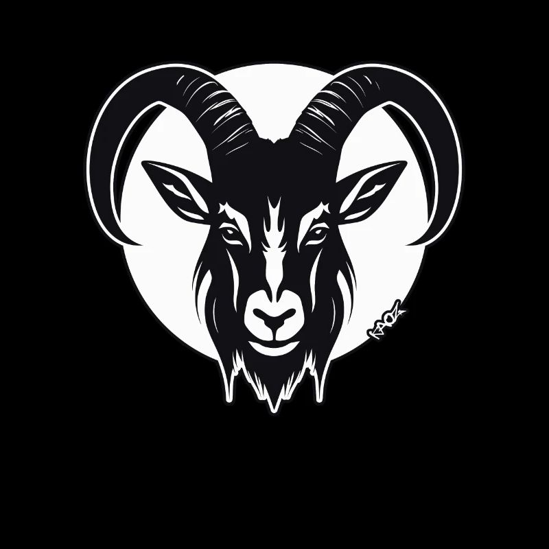 The Shadow Goat, a billy goat