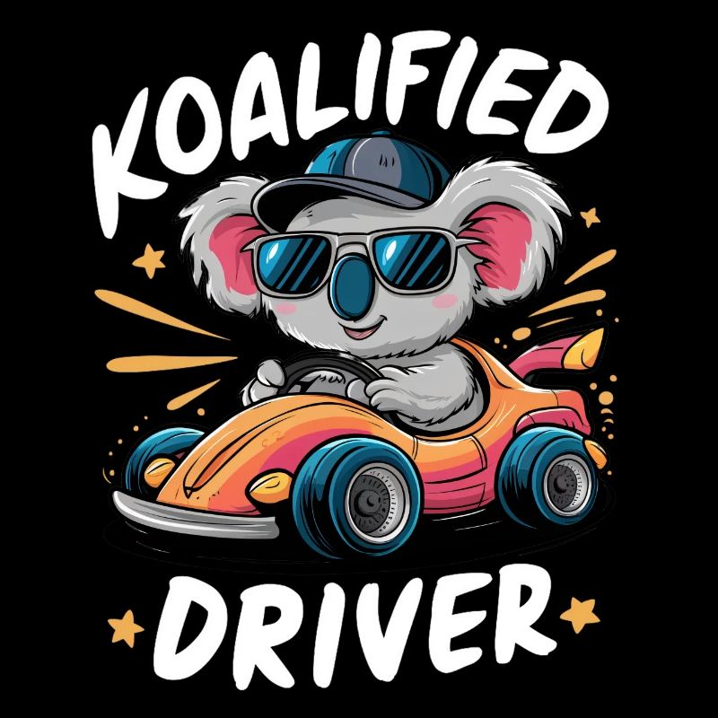 Koalified Driver Funny Driving Koala New Driver