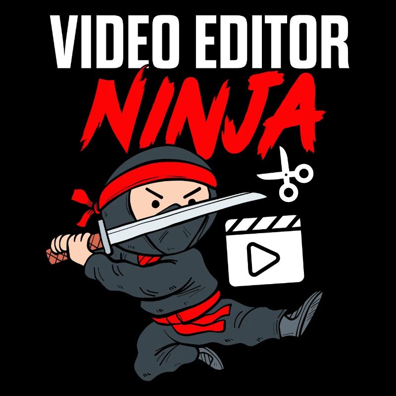 Video Editor Ninja Funny Videographer Video