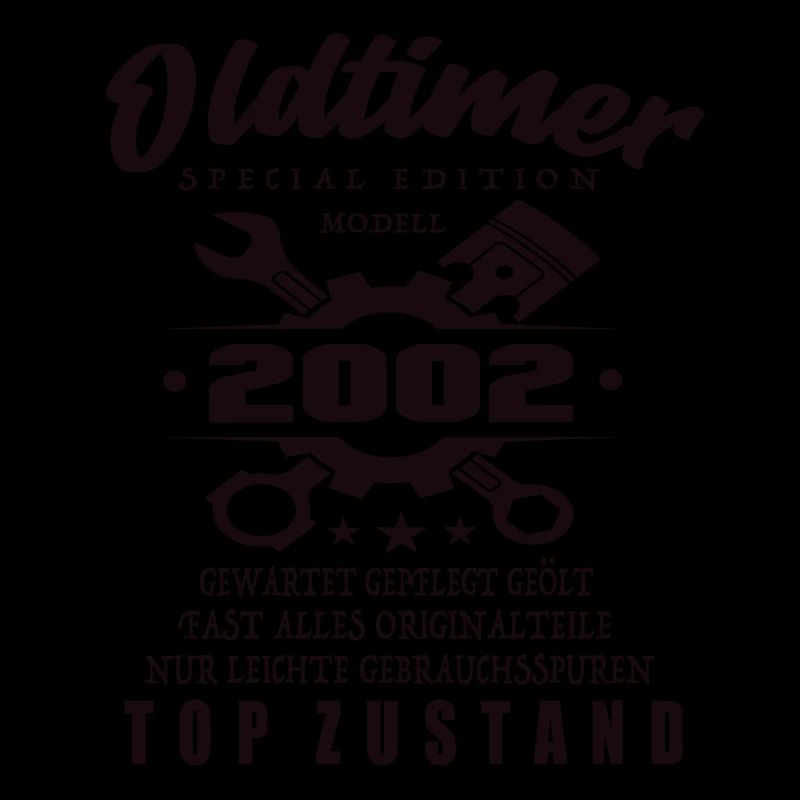 Oldtimer Special Edition Model 2002 Birthday