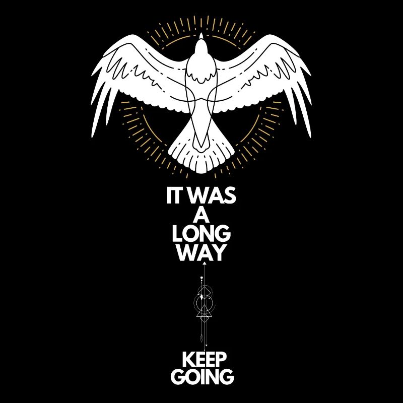 Keep going Nordisches Motivations Design
