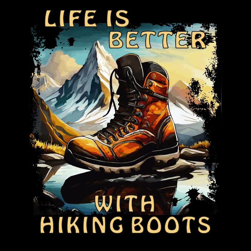 LIFE IS BETTER WITH HIKING BOOTS