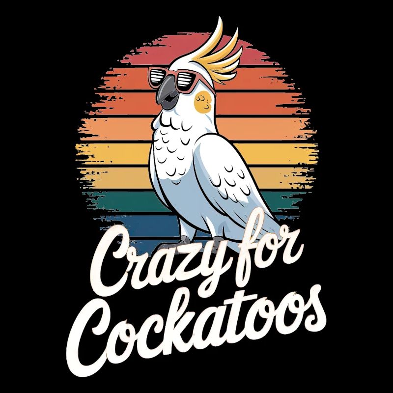 Crazy For Cockatoos Bunte Vogel Fan