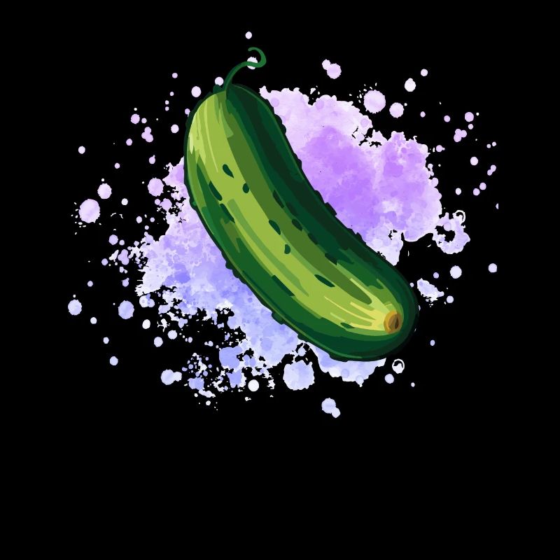 Vegetarier Veganer saure Gurke Design
