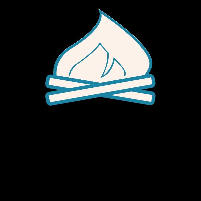 feu de camp, feu, camping, vacances