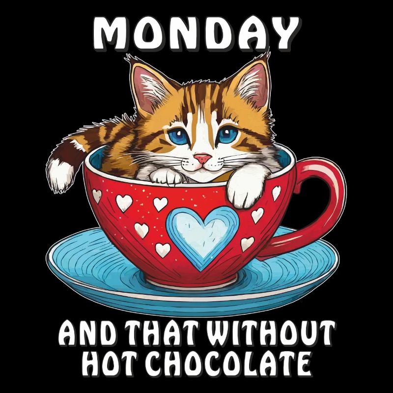 CAT MUG MONDAY AND THAT WITHOUT HOT CHOCOLATE