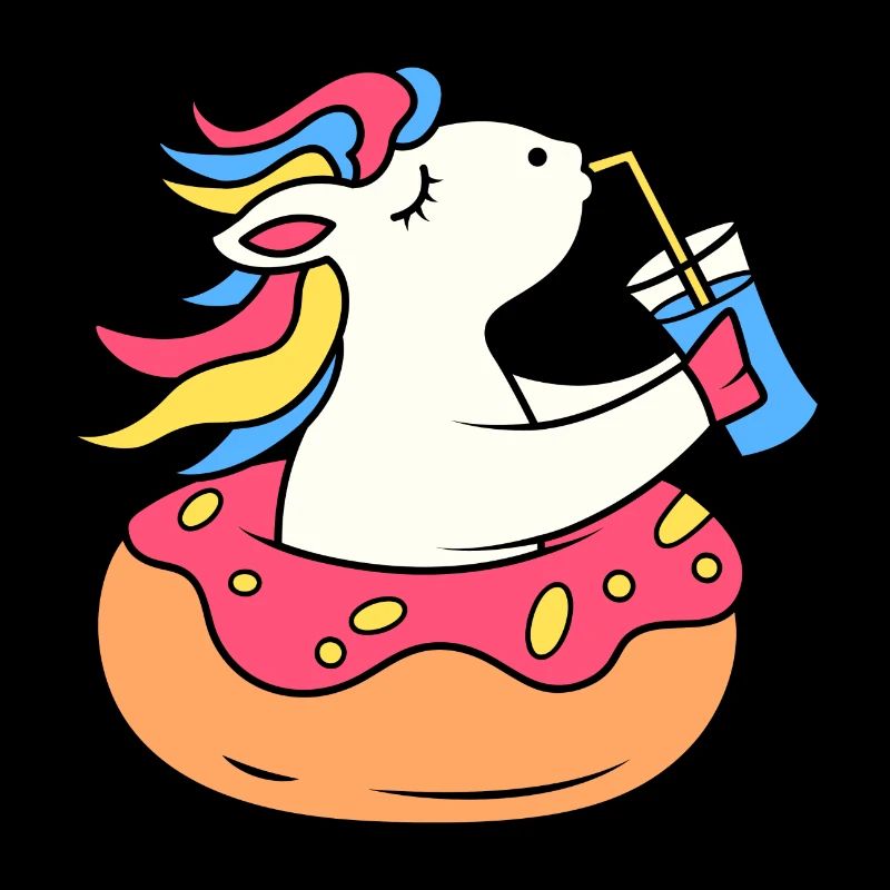 EINHORN EINHÖRNER SHAKE REGENBOGEN GLITZER MOTIVE