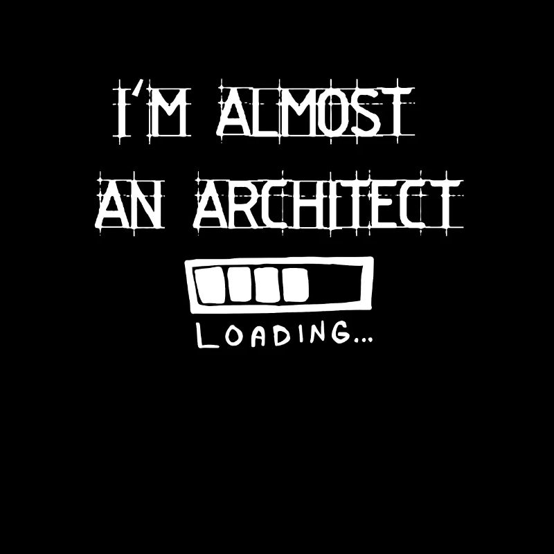 Fast ein Architekt, der Geschenk lädt
