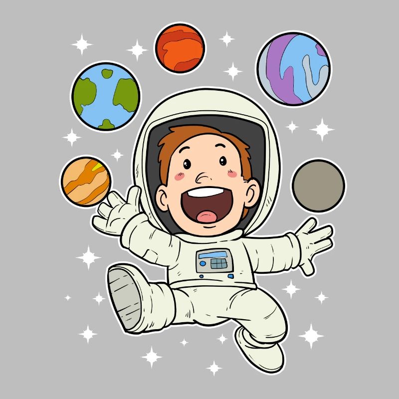 Astronaute planète étoile espace espace spatial