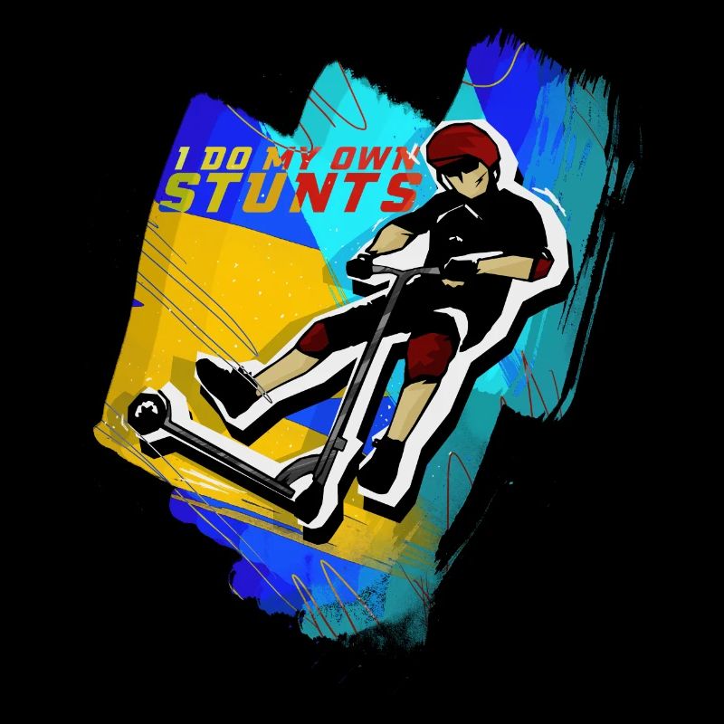 Cadeau de planche de kick pour scooter cascadeur
