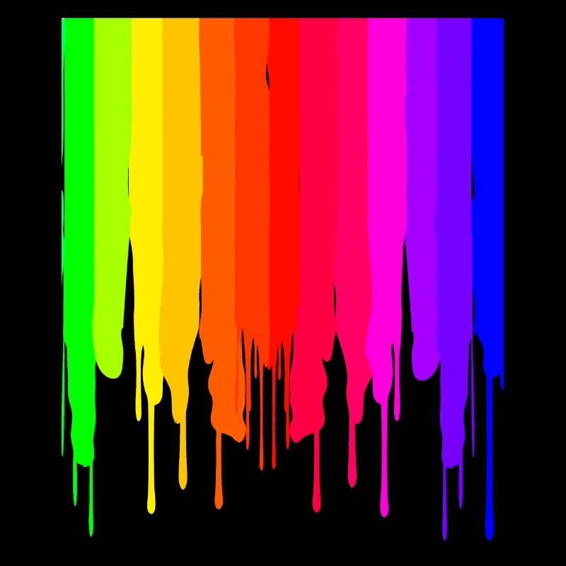 LGBTQ tropfender Regenbogen