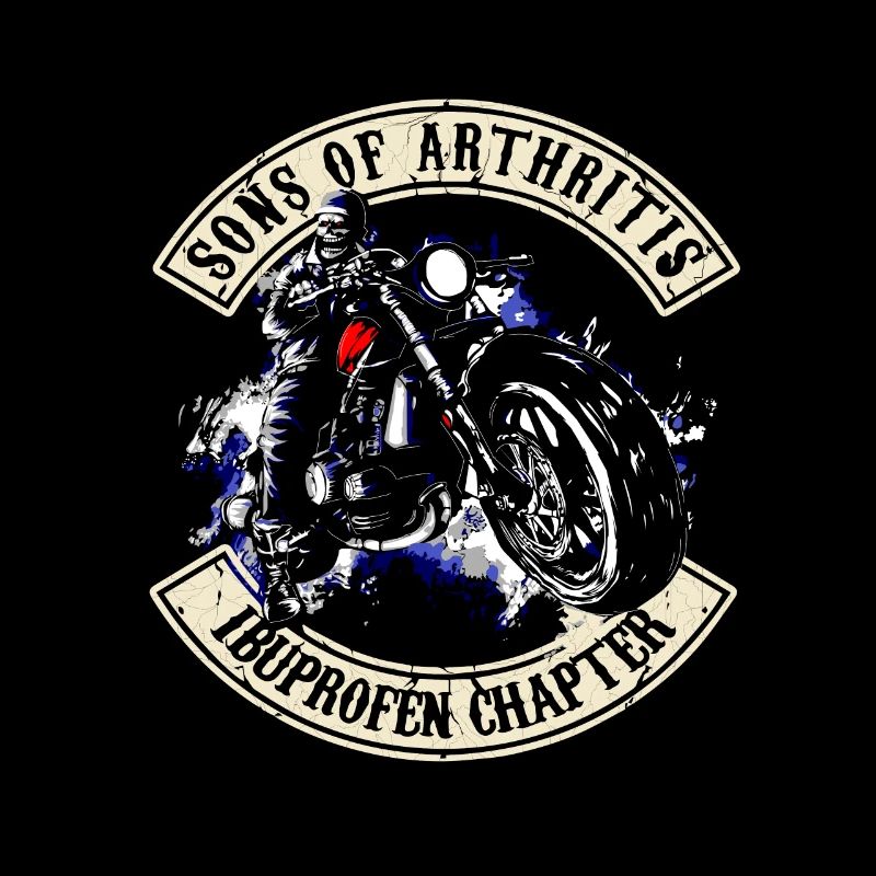 Sons of Arthritis Ibuprofen Chapter Biker