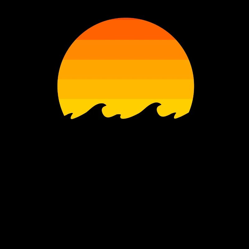 Sunset on the sea