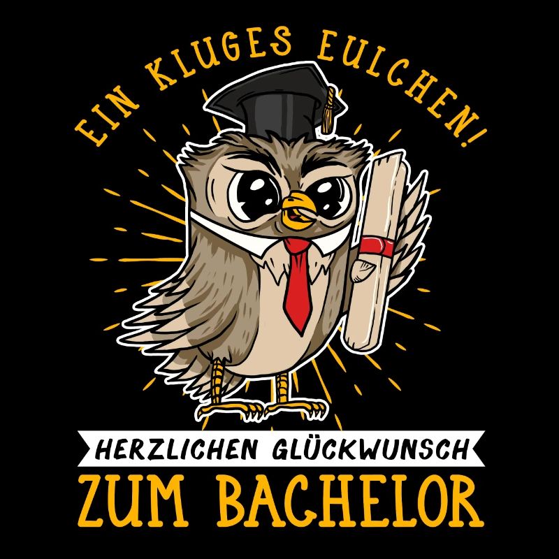 Kluges Eulchen Herzlichen Glückwunsch zum Bachelor